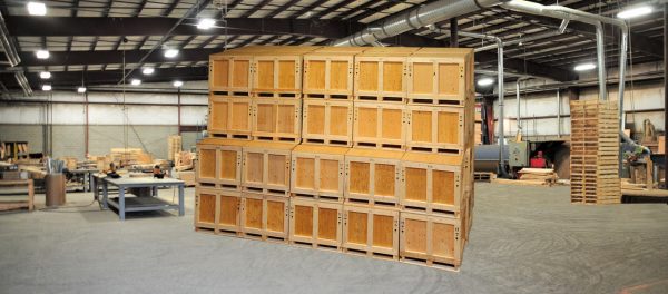 Butler & Baird ISPM 15 Crates on shop floor